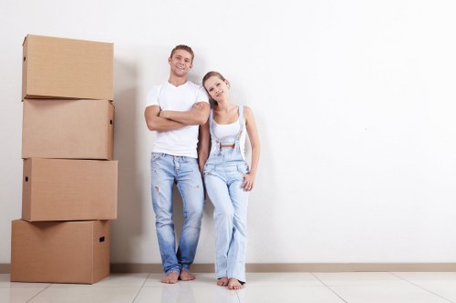 Office relocation team planning a business move in Coulsdon