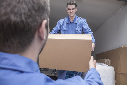 Prepared moving truck for a local move in Coulsdon