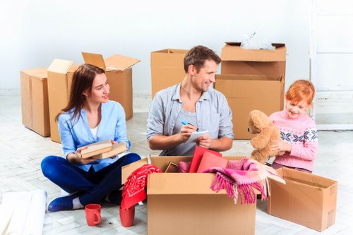 Van service transporting furniture for a local Coulsdon move