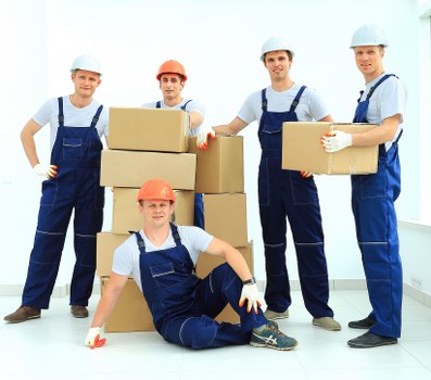 A removals team handling a home move in Coulsdon with care