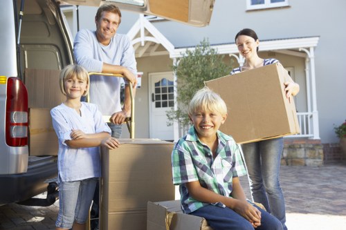 Small removal van serving residential move in Coulsdon