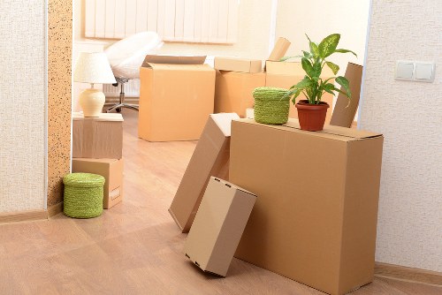 Furniture handling during a home removal in Coulsdon