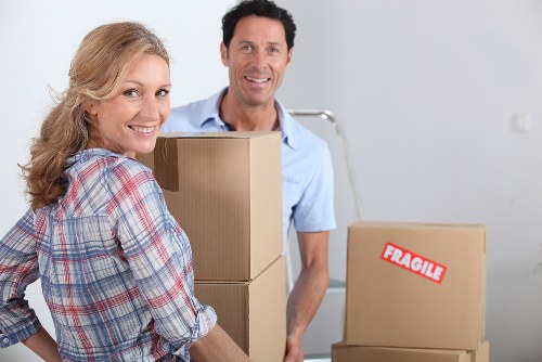 Truck loading for domestic removals in Coulsdon