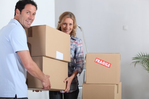 Coulsdon commercial removals with office furniture and stock